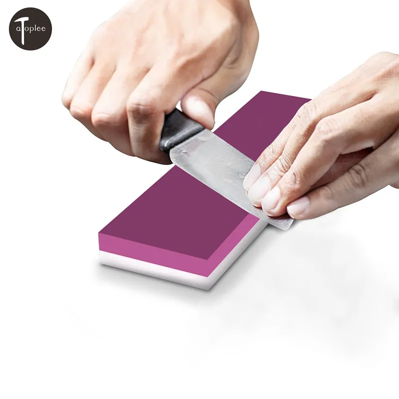 1PC 3000 Grit Ruby Sharpening Stone & 10000 Grit Agate Stone Knife