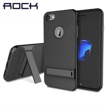 Оригинальный чехол ROCK для iPhone 7 Новый Royce PC ТПУ ультратонких надежная защита от повреждений подставку держатель телефона стенд для iPhone 7 Plus задняя крышка