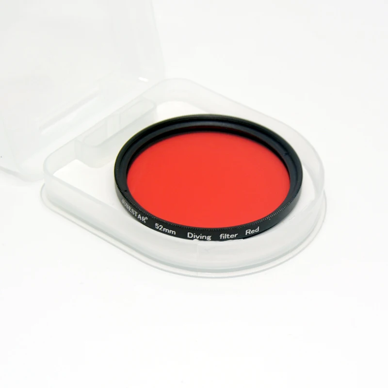 67 58 52 водонепроницаемый красный фильтр для подводной съемки корпус камеры Gopro Xiaomi Yi преобразование цвета 52 мм 58 мм 67 мм