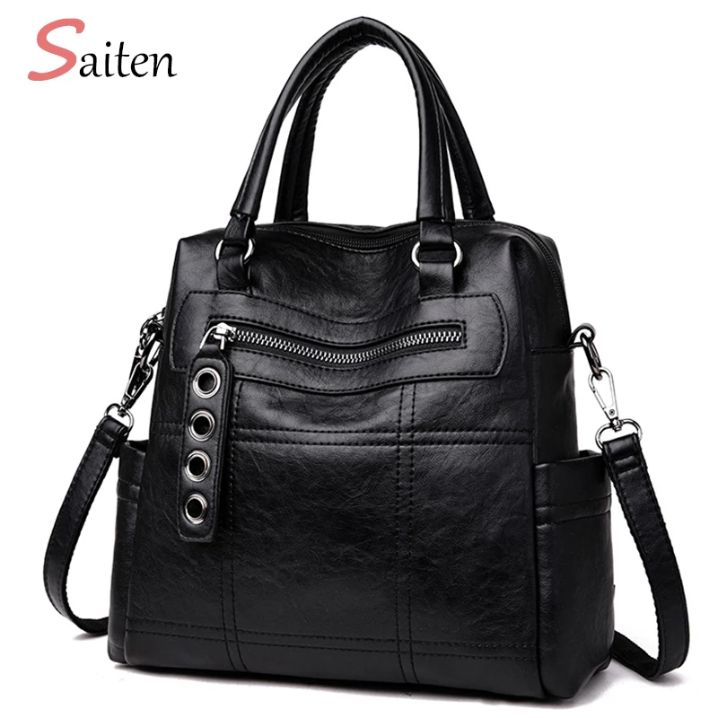 2019 de alta calidad de cuero mujer, Mochila de moda nueva llegada de Hardware de cosméticos mujer de gran capacidad bolso de escuela Mochila femenina 2019 de alta calidad de cuero mujer, Mochila de moda nueva llegada de Hardware de cosméticos mujer de gran capacidad bolso de escuela Mochila femenina