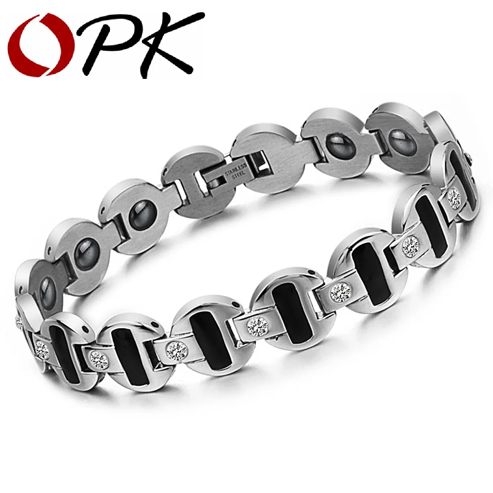 Buy OPK JEWELRY Fashion Gift Men's Stainless Steel Bracelet Health
