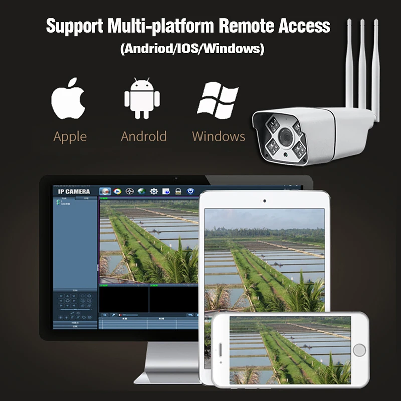 IP камера с поддержкой Wi Fi 4G SIM карты 1080P|Камеры видеонаблюдения| |