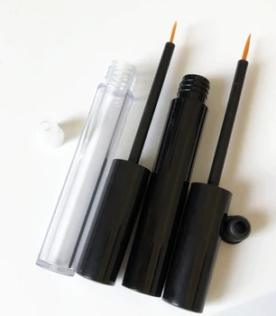 

50pcs/lot 3ml DIY Transparent Empty Mascara Tube Mascara Bottle Eyelashes Eyeliner Vials Eyelash Eyeliner Wands Funnels 2 Colors