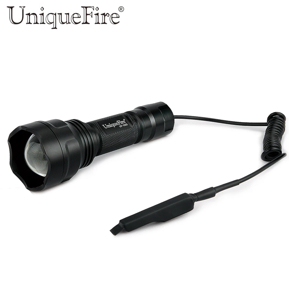 Uniquefire Hunting18650 фонарик 1505 IR 940NM светодиодный 3 режима Инфракрасный фонарик+ крепление для прицела+ дистанционное давление+ 18650 зарядное устройство