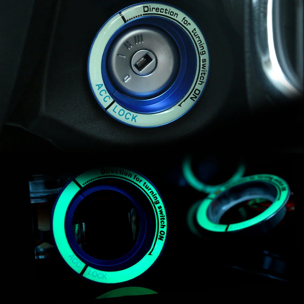 

Car Ignition Key Switch Ring Cover Hole Circle Stickers for Ford Focus 2 3 4 MK2 MK3 MK4 Everest Accessories