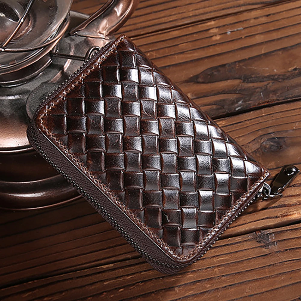 Men/'s Vintage Leather Trifold Wallet ID Credit Card Holder Coin Purse Clutch Bag