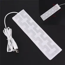 USB заряженный теплый паста колодки водонепроницаемый углеродного волокна грелку безопасный портативный нагревательный коврик-грелка для жилета куртки ткань поставки