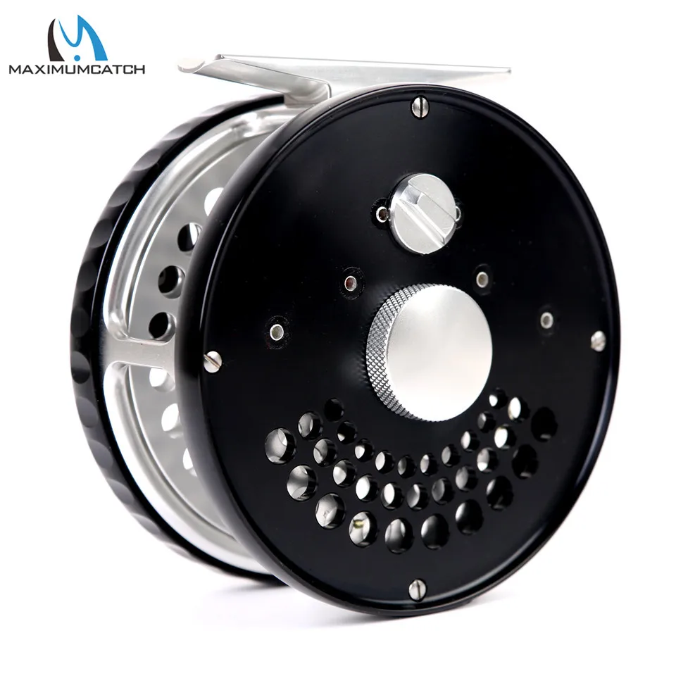 Maximumcatch CLA 3-10WT Classic Fly Fishing Reel Clicker Disc Drag System  CNC Machine Cut T6061 Aluminum Fly Reel