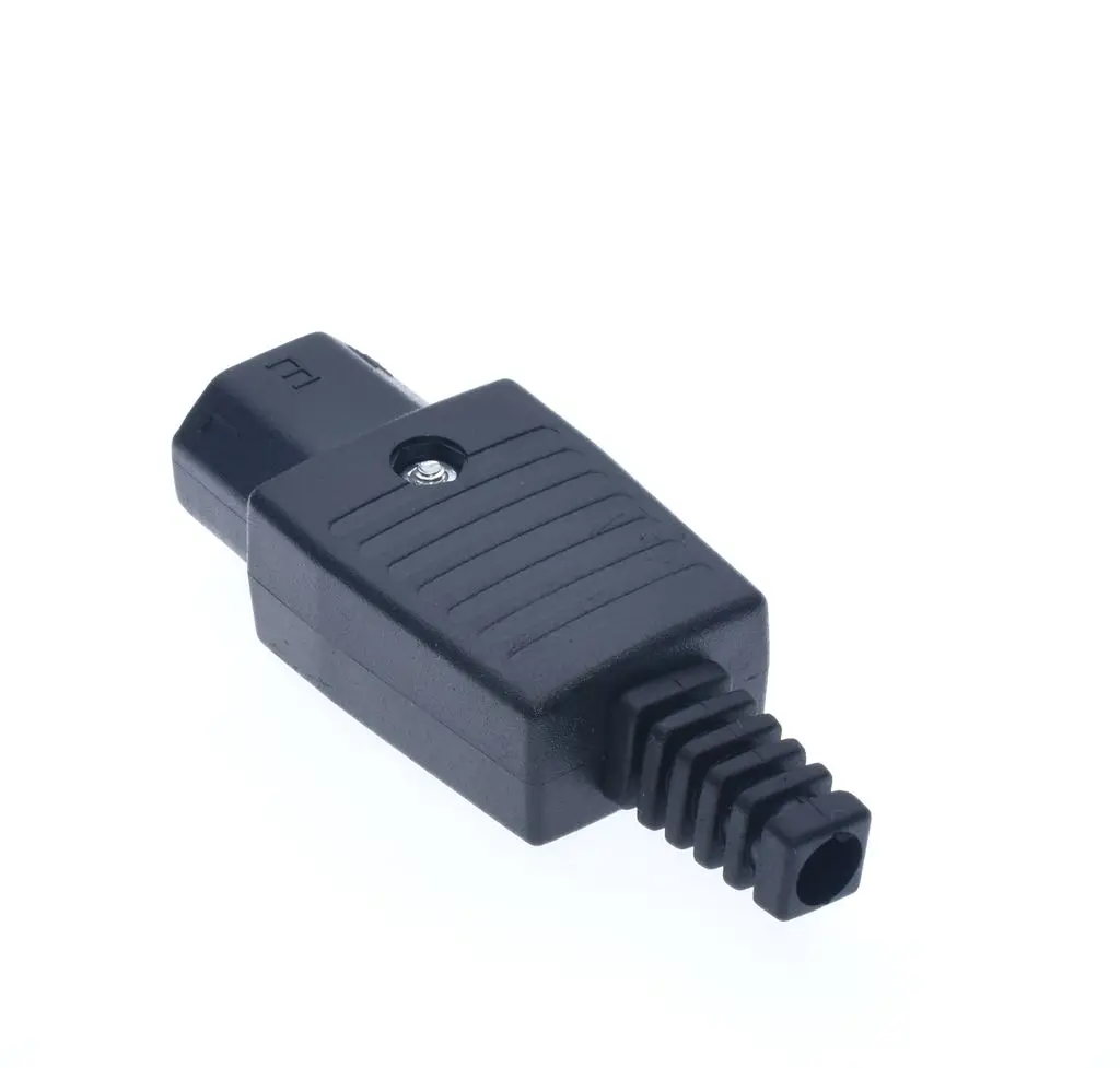 Проводная электрическая розетка 250 в 10 А IEC320 C13 C14 C15 AC PDU UPS Встроенный кабель