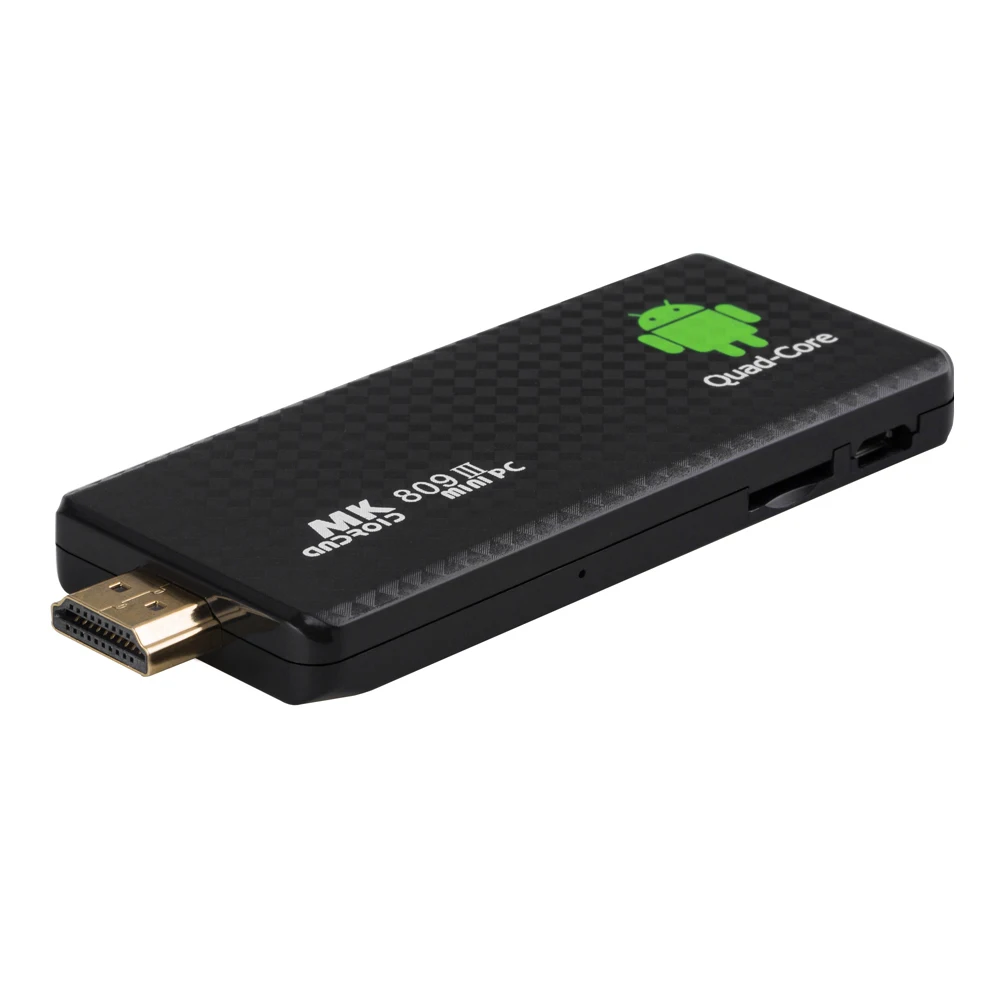 MK809 III Android tv Dongle RK3229 четырехъядерный 2G 16G 4K HD 3D AirPlay Miracast медиаплеер Android tv Stick