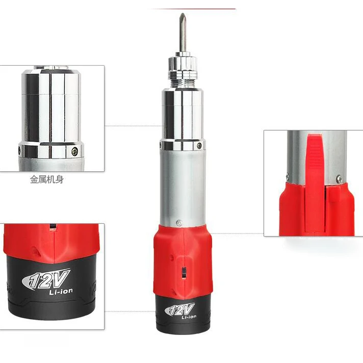 Зарядная дрель 12 В зарядная электрическая отвертка Тип вилки многофункциональная литиевая дрель электроинструмент