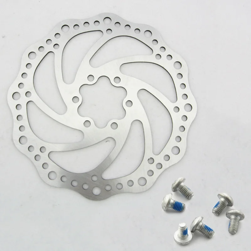140/160/180 mm Bike Disc Brake Rotors and Screws Stainless Steel MTB