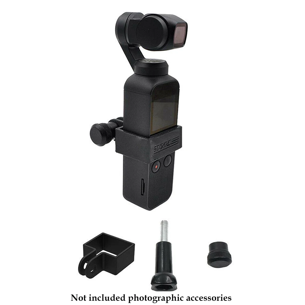

Handheld Flashes Black Adapter Bracket Expansion Portable Accessories 1/4 Inch Screw Gimble Accessories For DJI OSMO Pocket