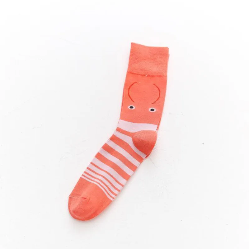 [EIOISAPRA] Повседневные носки в стиле хип-хоп с изображением снеков, мороженого, фруктов, Харадзюку, винтажные стильные носки, забавные носки - Цвет: 8