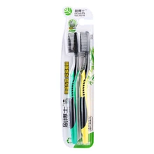 2 шт./компл. бамбуковая зубная щетка из древесного угля уход за зубами и деснами мягкая нано зубная щетка для ухода за зубами мягкая Угольная щетка Зубная щетка для ухода