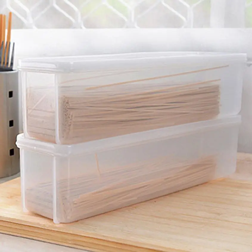 

Single Layer Storage Container Box Refrigerator noodles Food Airtight Storage Container Box 2JU29