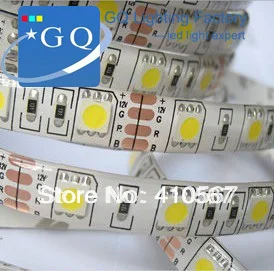 DHL Fedex 12V 5050 SMD светодиодная полоса освещения 780-900LM/метр большой бренд настоящий