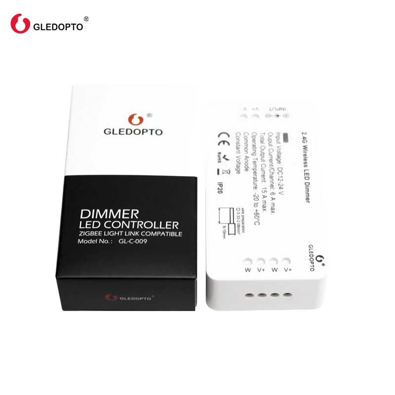 GLEDOPTO ZIGBEE samrt Led Controller dimmer strip Controller DC12/24V zll standard led app Voice control work with echo plus