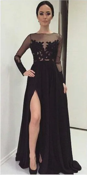 winter evening gowns with sleeves