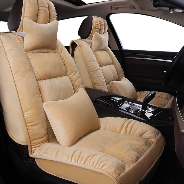 Shape Thick Soft And Warm Car Seat Cover Short Plush Cushion Free Shape Thick Soft And Warm Car Seat Cover Short Plush Cushion Free Shipping