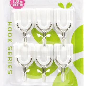 

F360 strong hook creative home white 6 hook