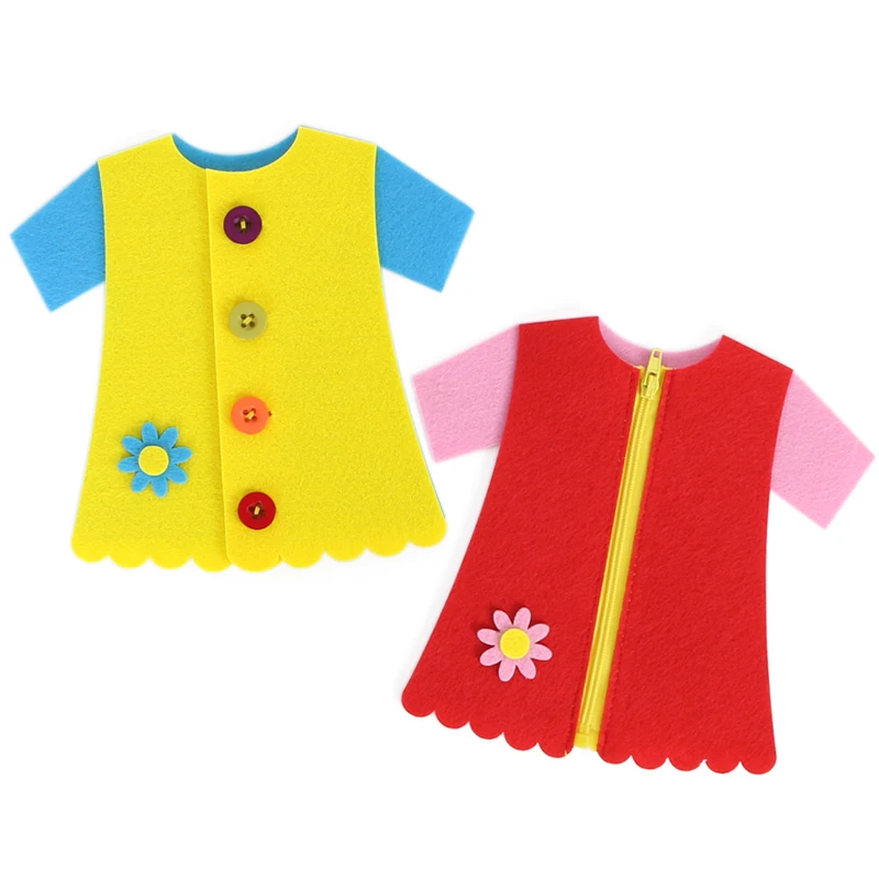 14 Styles Felt Button Craft For Kids Early Learning Handmade Buckle Button Kindergarten Teaching To - 32869622562 14 Styles Felt Button Craft For Kids Early Learning Handmade Buckle Button Kindergarten Teaching To - 32869622562