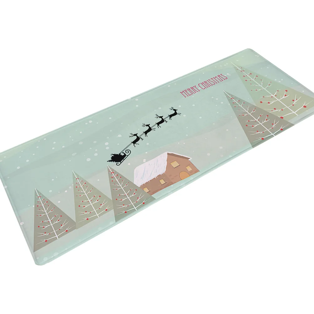 Красивые Веселые Рождественский коврик ковер современные коврики для кухни коврик из микроволокна ковер в зал 3d ковер внутренние и наружные коврики для дома - Цвет: HUAIJIU
