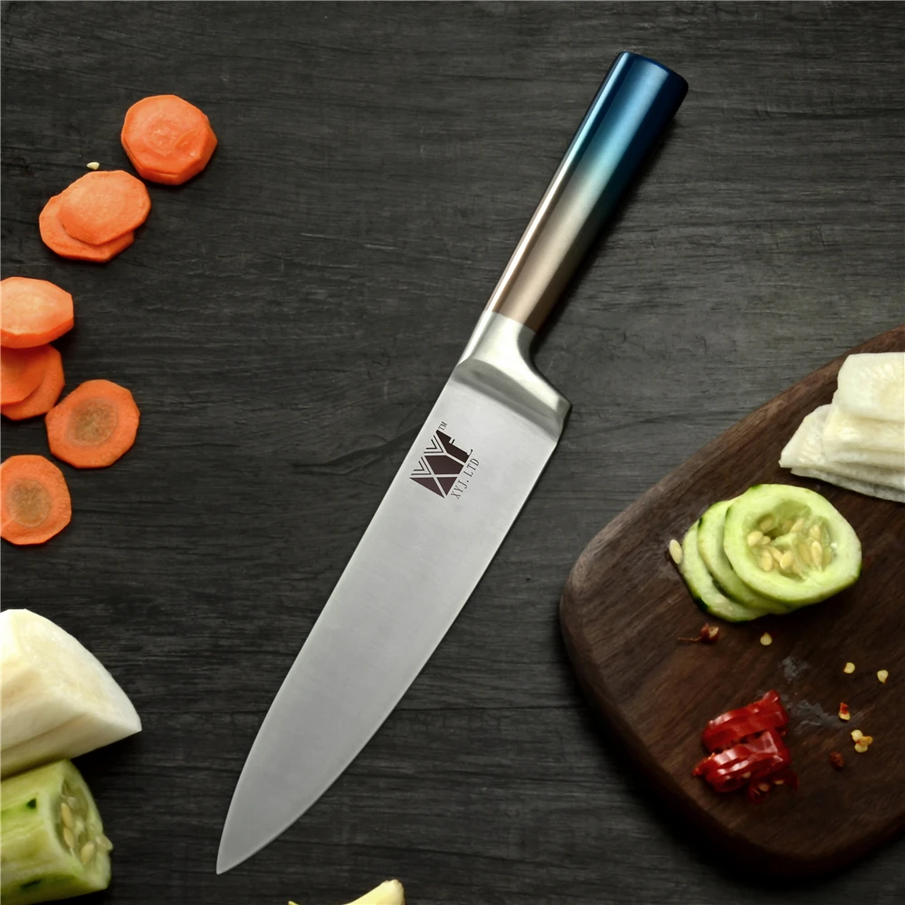 XYj шеф-поварская овощерезка Santou, нож для очистки овощей, кухонный нож из нержавеющей стали, супер острое лезвие, кухонные столовые приборы, 3Cr13mov, высокоуглеродистая