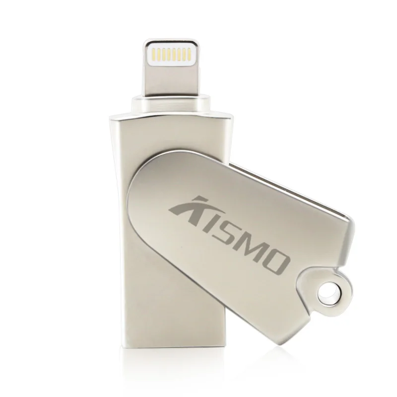 Kismo USB2.0 Micro SD TF карта OTG USB считыватель карт памяти Адаптер для iPhone X 8 7 6 Plus 5S 5C iPad Min Air 2 - Цвет: Серебристый