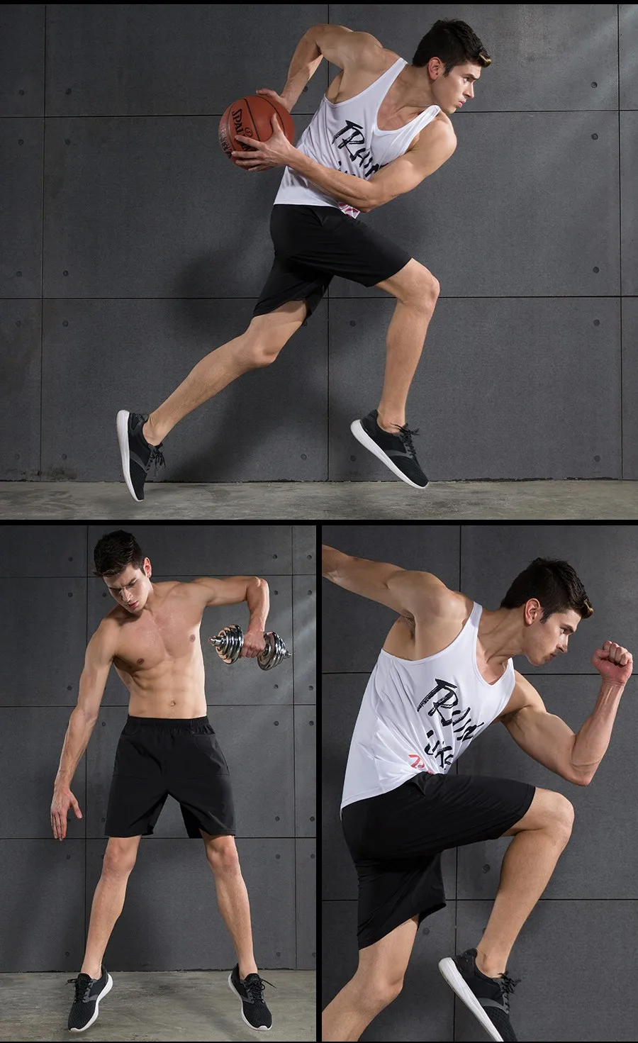 Мужские шорты для бега фитнес Баскетбол до колена спортивные шорты быстросохнущие дышащие шорты