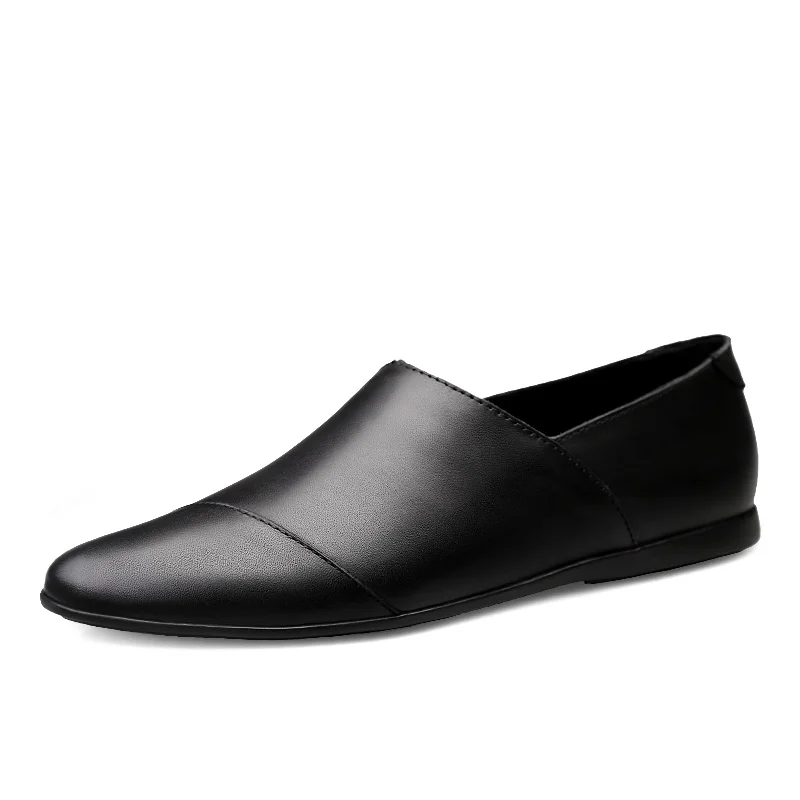 CLAX Для мужчин кожа Летние Повседневное обувь мужские лоферы из натуральной кожи мужские лоферы Туфли без каблуков Мокасины мягкие дышащие