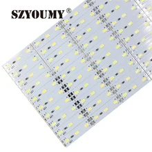 SZYOUMY 100 см жесткая полоса 5730 светодиодный светильник не водонепроницаемый 72 светодиодный s/M светодиодный DC 12 В 5730 светодиодный светильник Жесткая светодиодная лента 150 метров