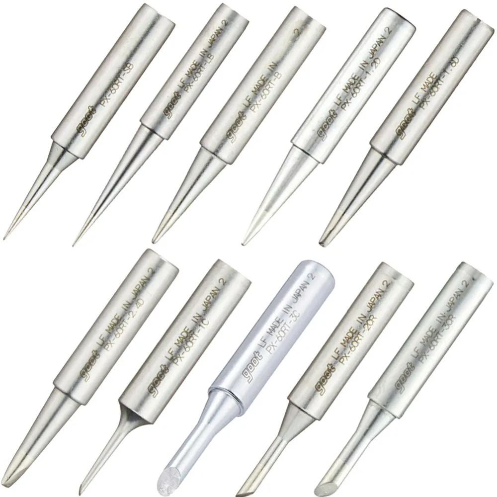 Japan GOOT PX-60RT Replacement Welding Tip for RX-701AS RX-711AS PX-501 PX-501AS PX-601 PX-601AS CXR-31 CXR-41 afbeelding