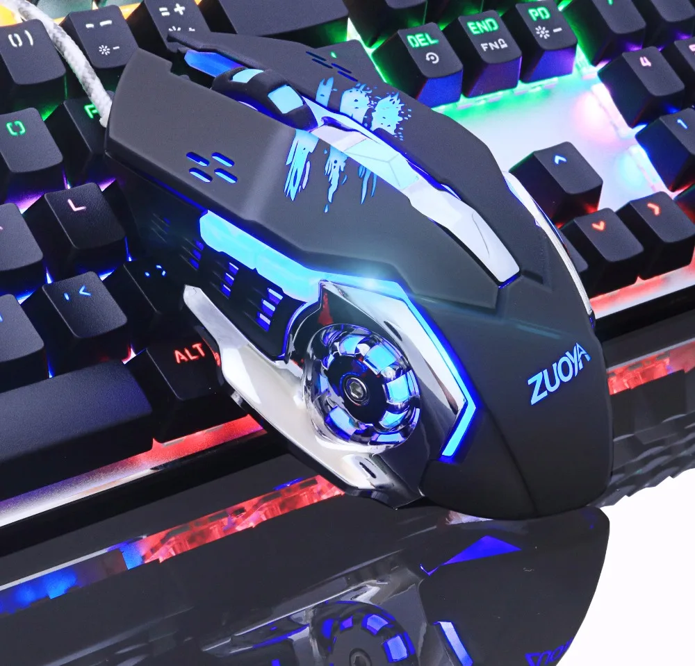 Профессиональная игровая мышь с регулируемым DPI кабелем проводная светодиодный