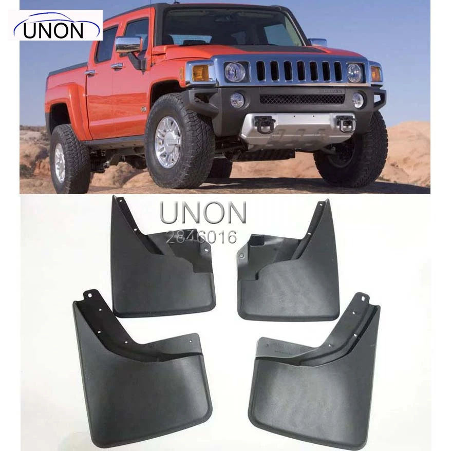 

FIT FOR HUMMER H3 H3T 2006-2010 MOLDED MUDFLAPS MUD FLAP SPLASH GUARD MUDGUARDS FRONT REAR FENDER ACCESSORIES