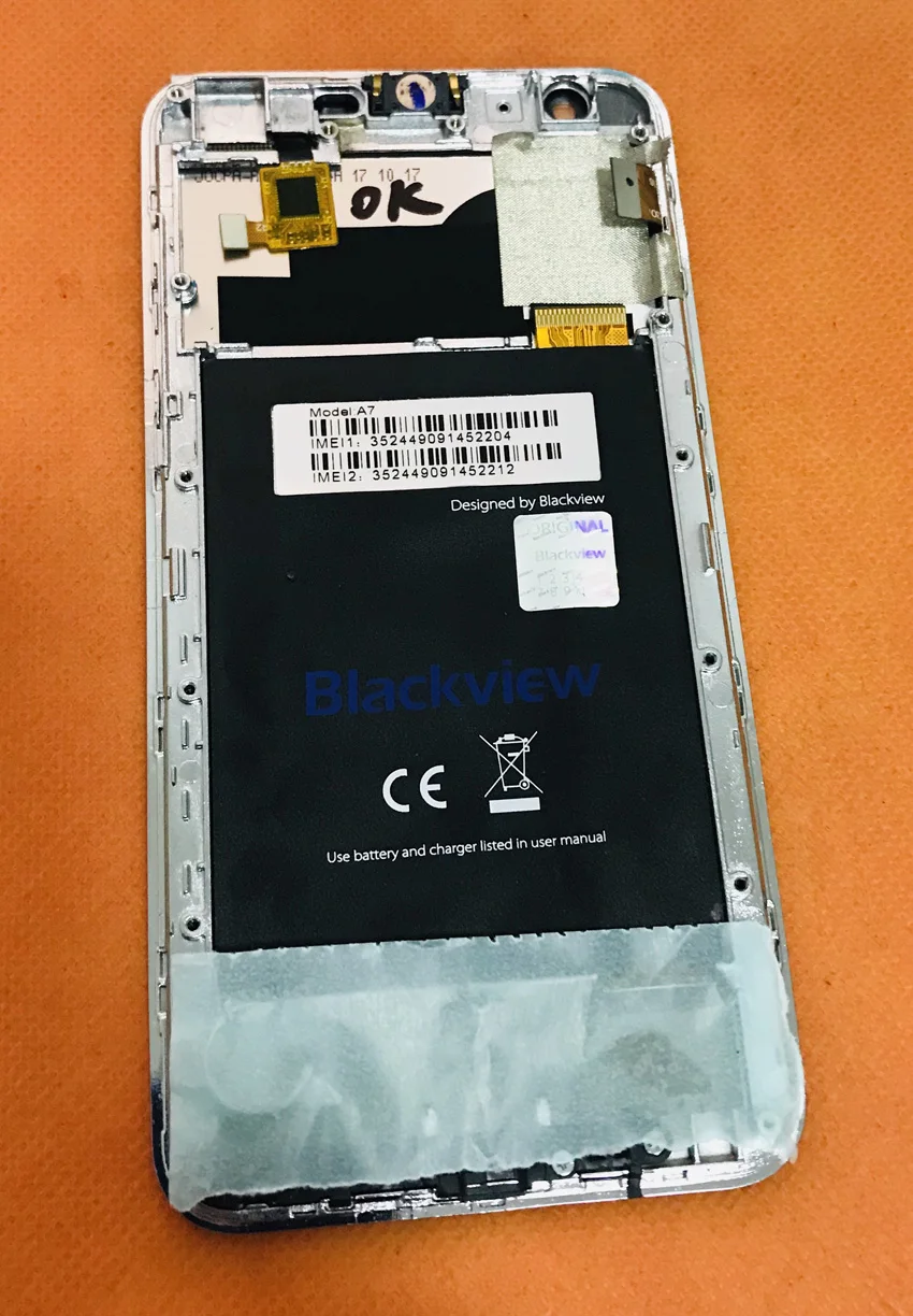 Оригинальный ЖК экран + сенсорный рамка для BLACKVIEW A7 MTK6580 Quad core 5 0 дюймов Бесплатная