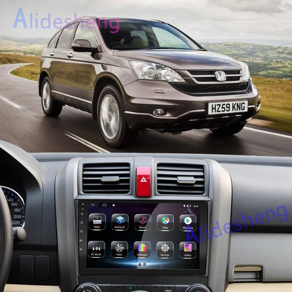 4G Android 8,1 Автомобильный мультимедийный плеер для Honda CR-V CRV 2006 2007 2008 2009 2010 2011 для стерео-Радио автомобильной BT GPS навигация 2 din