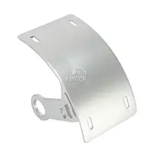 Серебряный Изогнутые Мотоцикл Тегов Номерного знака Relocator Держатель Для Yamaha YZF R6 06 07 08-12 Suzuki Boulevard M109R 06-13