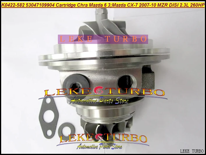 K0422-582 53047109904 L33L13700C Turbocharger Cartridge Turbo Chra Core Mazda 6 3 CX-7 2007-10 MZR DISI NA 2.3L 244HP