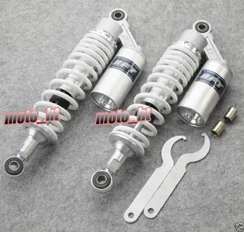 

Universal 320mm 12.5" Rear Air Bushing Shock Absorbers Suspension for Honda Replacement CX500 GL500 650, White Color