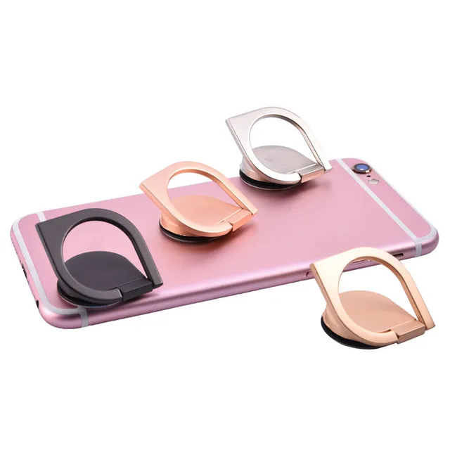 Special Offers New colorful Mobile phone holder Universal 360 Degrees Rotating Spinner Phone Support Ring Shaped Rose Gold Silver Phone Holder