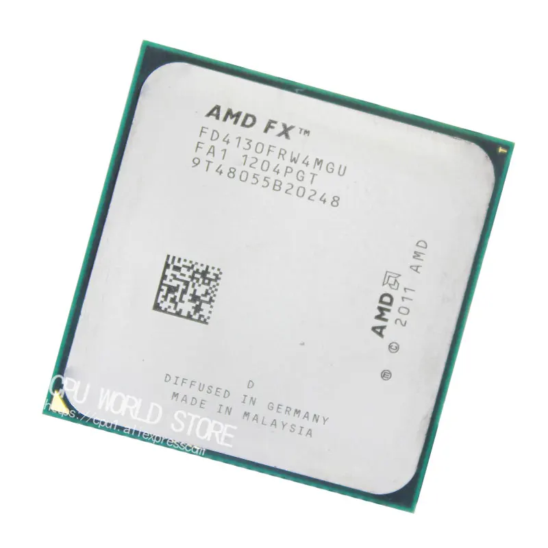 AMD FX 4130 AM3+ 3,8 ГГц/4 Мб/125 W 4 ядра Процессор процессор FX серийный штук FX-4130 продавать fx 4130 4200