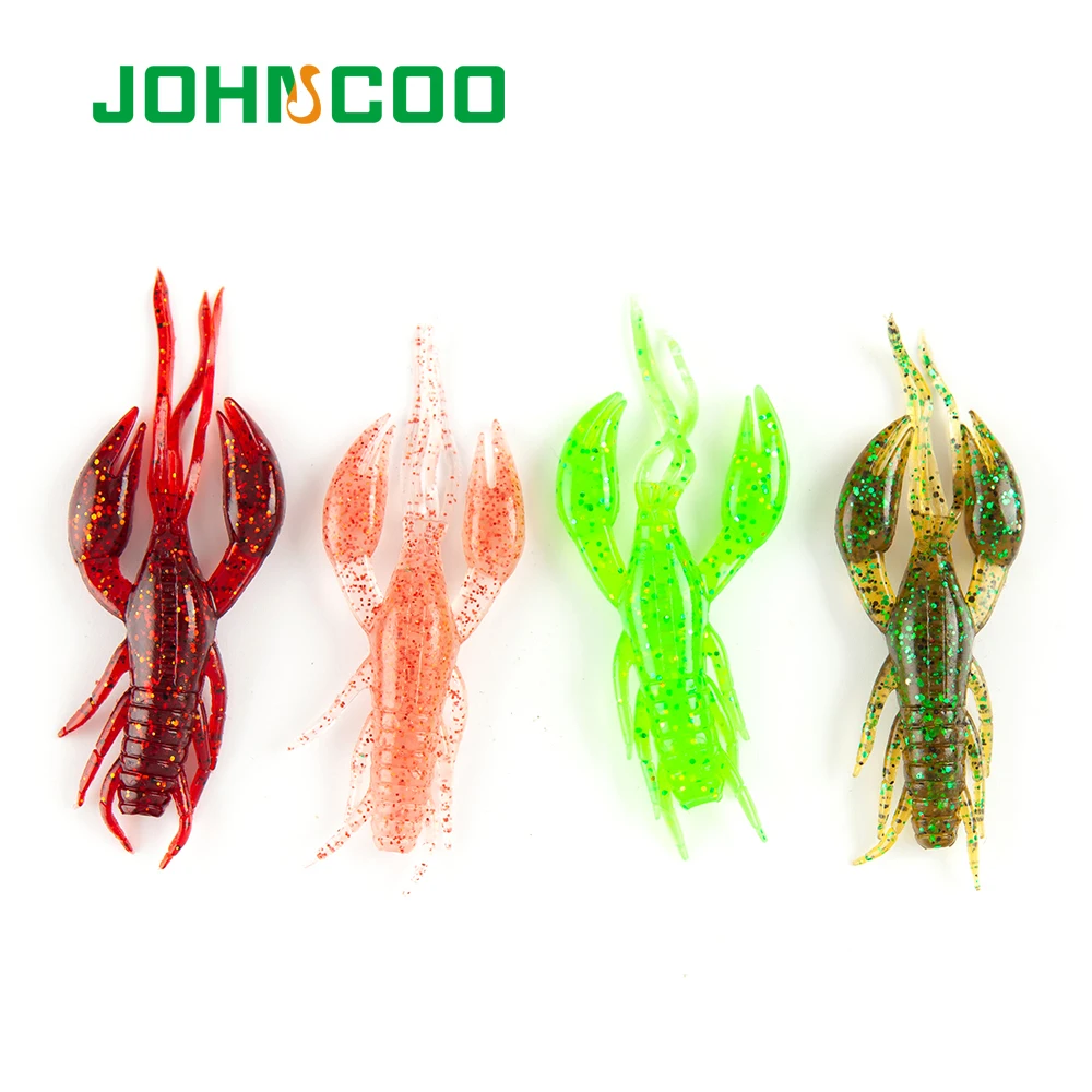 

Soft Fishing Lure Shrimp Bait 65mm 5.4g Artificial Bait Silicone Lure Fishing Wobblers Fishing Tackle 6pcs/lot high Quality
