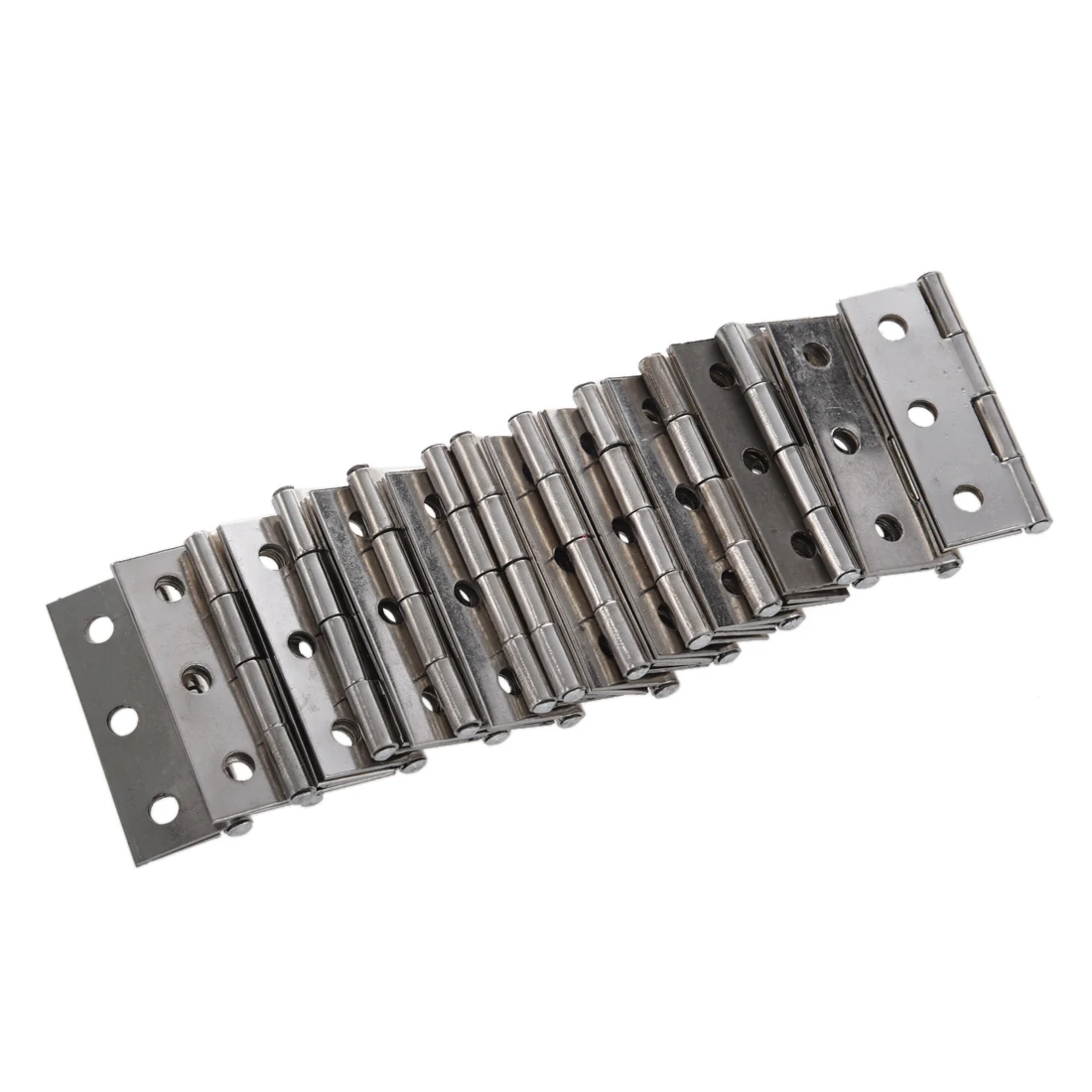 20 pcs silver door stainless steel hinges top 44 mm longin