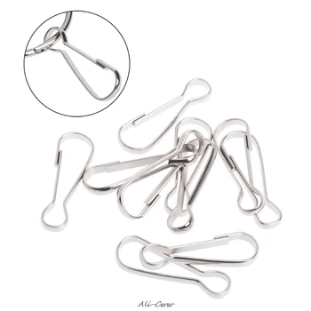 

10 Pcs Parrots Birds Toys Accessories Hooks Stainless Steel Supplies Pets Cage