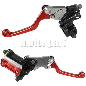 

22mm 7/8" Handlebars Motorbike Brake Master Cylinder Fluid Reservoir Clutch Levers For Honda CR250 CR 250 80R 85R 125R 250R