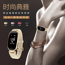 Лучший подарок для девочки красный смарт-браслет Bluetooth 4,0 фитнес-трекер пульсометр умный браслет для женщины