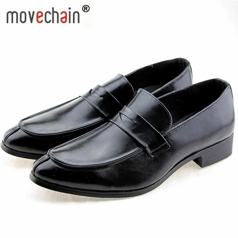 

Movechain Classic Men's Fashion Genuine Leather Outdoor Casual Loafers Mens Slip-On Comfortable Driving Flats Shoes Man Oxfords