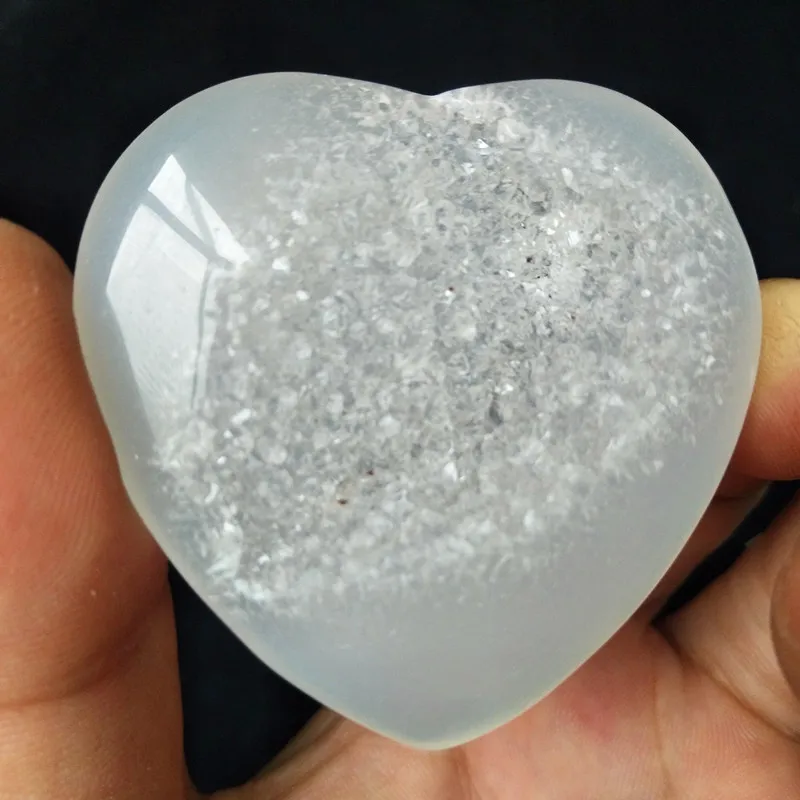 Натуральные камни и кристаллы cristal Сердце Агат Кристалл кластер домашний декор пальмовый камень очень красивый - Цвет: X1 09
