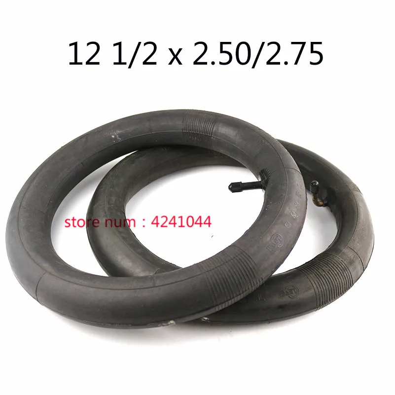 

Inner Tube 12 1/2X2.50 2.75 Right Angle Valve Stem for pocket Bike Scooter Moped 49CC Rear/front Tire Innertube
